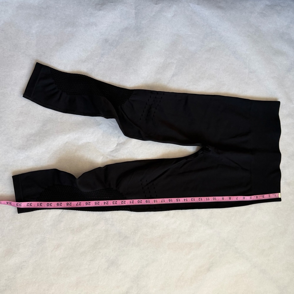 Zella High Waisted Black Seamless Athletic Workout Leggings Activewear Yoga L - Picture 10 of 10